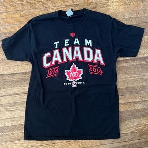 Team Canada 100 year anniversary t-shirt